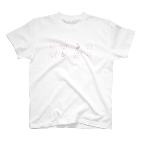 どすこいタロー　Tシャツ（海 ピンクver.） Regular Fit T-Shirt