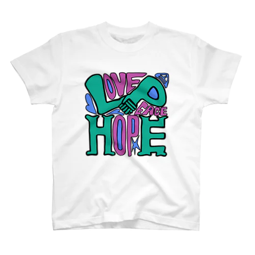 (Love×Peace)+Hope スタンダードTシャツ