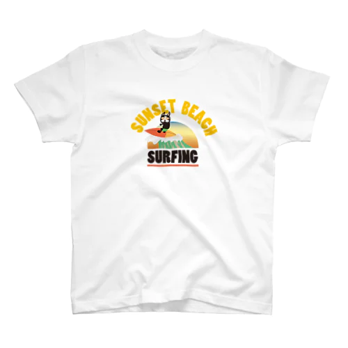サンセットビーチサーフィン Regular Fit T-Shirt
