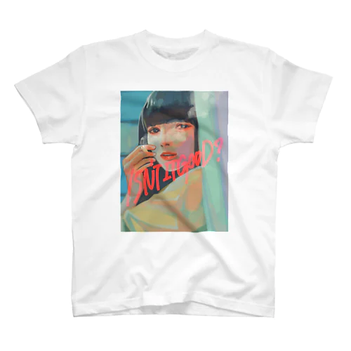 喫煙女子Tシャツ(細畑理奈ver) 티셔츠