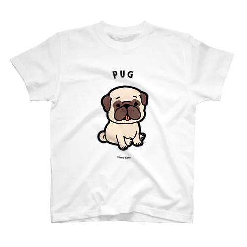 PUG(フォーン) │For light colors Regular Fit T-Shirt