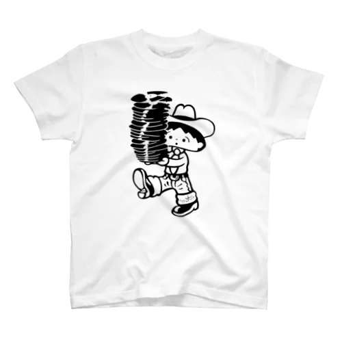 レコードを運ぶレコスケくん Regular Fit T-Shirt