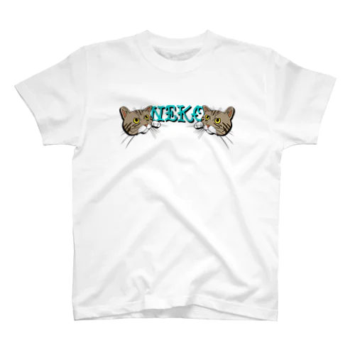 ねこ スタンダードTシャツ