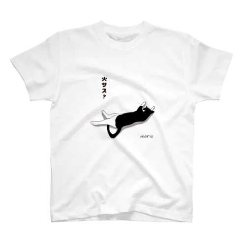 ひげ猫マリオ Regular Fit T-Shirt