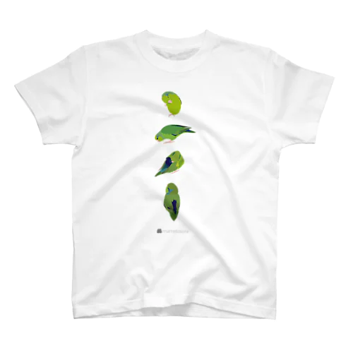 4マメルリハ（グリーン♂） Regular Fit T-Shirt