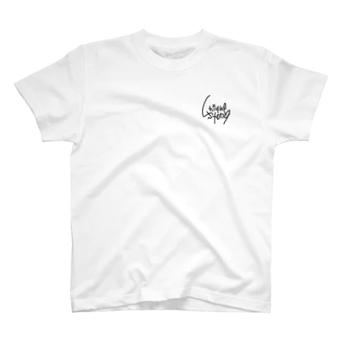 Unique Stone.  POP LOGO Regular Fit T-Shirt