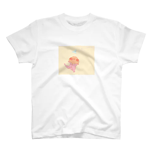 紙飛行機赤ちゃん Regular Fit T-Shirt