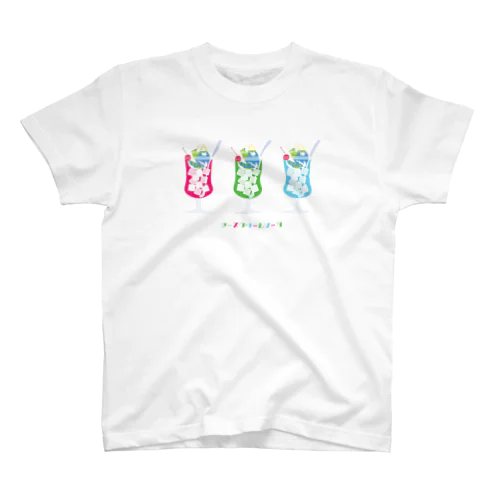 アースクリームソーダ／三色 スタンダードTシャツ