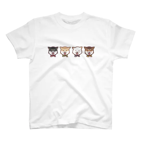 スマイル柴犬（ライン） スタンダードTシャツ