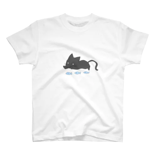 ねことさかな Regular Fit T-Shirt