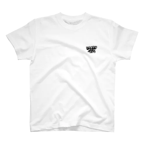 胸ワンポイント、バック柄2 Regular Fit T-Shirt