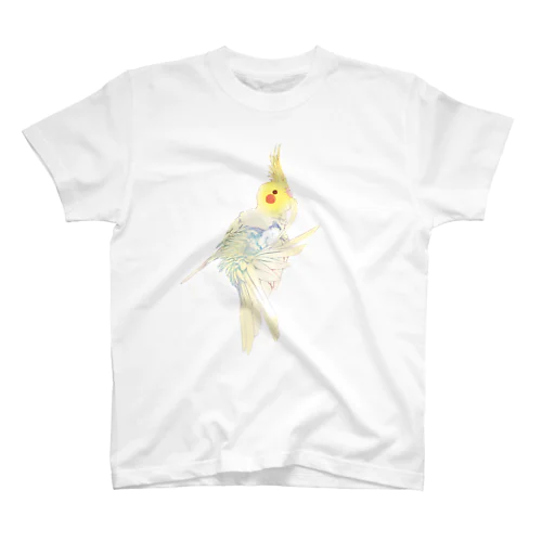 尾羽のお手入れオカメインコ スタンダードTシャツ