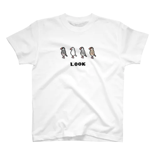 LOOK！LOOK！文鳥 Regular Fit T-Shirt