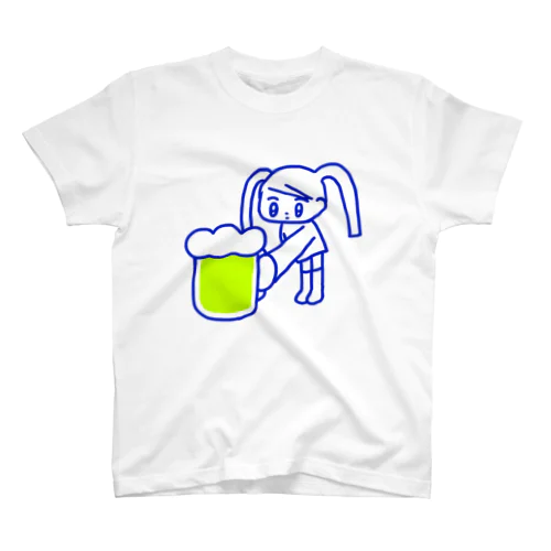 差し出しビール スタンダードTシャツ