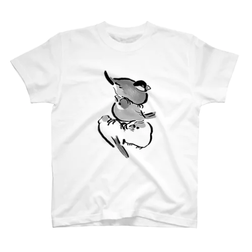 重なり文鳥 スタンダードTシャツ