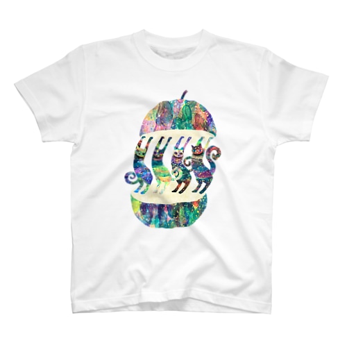 虹色猫たち Regular Fit T-Shirt