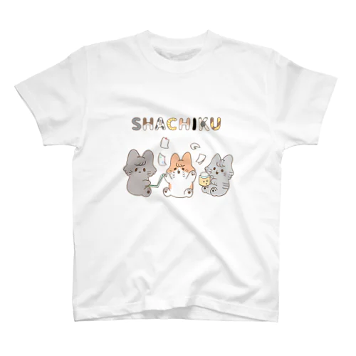 ねこねこ社畜Tシャツ スタンダードTシャツ