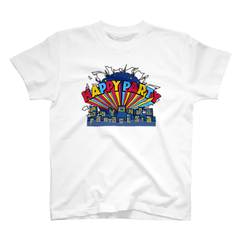 夜空をブチ破るHAPPYなPARTY スタンダードTシャツ