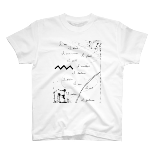 12星座キーワード Regular Fit T-Shirt