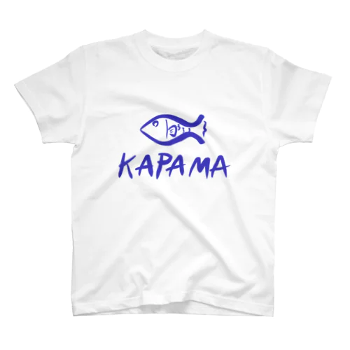 KAPAMA / さかな　青:大 スタンダードTシャツ