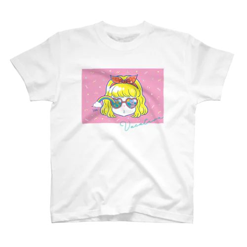 Vacation(文字色あり) スタンダードTシャツ