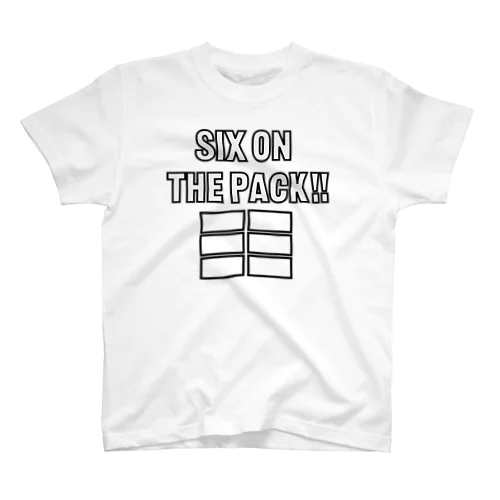 SIX ON THE PACK スタンダードTシャツ