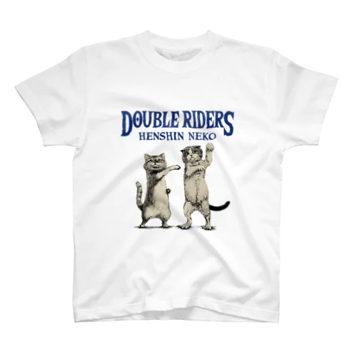 DOUBLE RIDERS あお Regular Fit T-Shirt