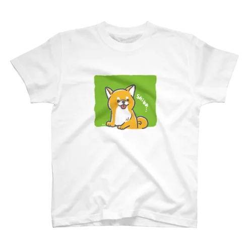 もふもふ柴犬 Regular Fit T-Shirt