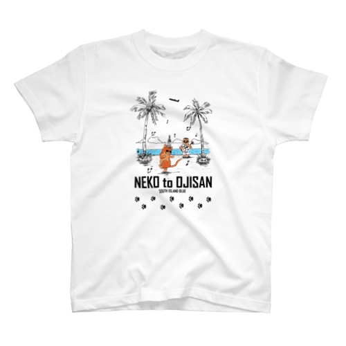 NEKO to OJISAN Regular Fit T-Shirt