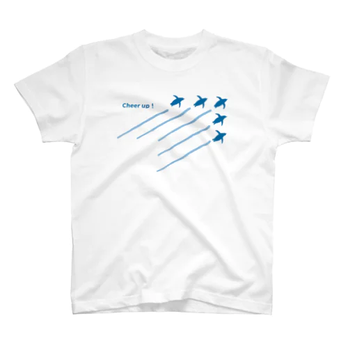 Blue Contrail Regular Fit T-Shirt