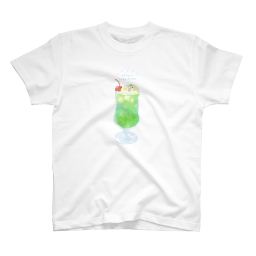 メロンクリームソーダなカカポ Regular Fit T-Shirt