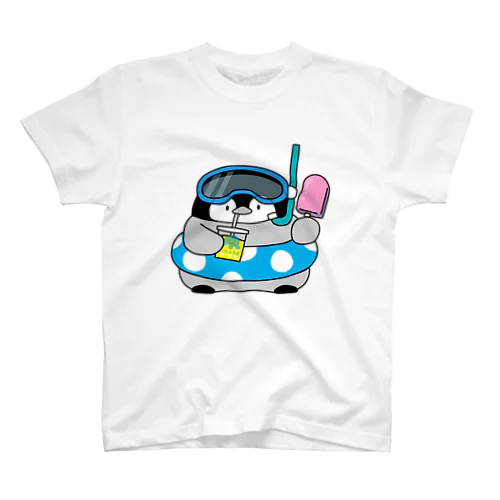 SUMMER ペンちゃん　青 Regular Fit T-Shirt