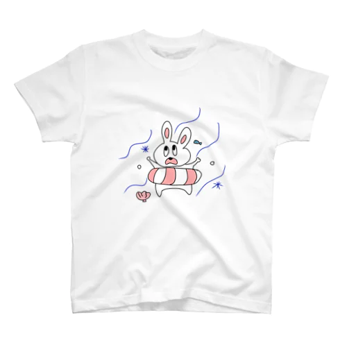 うみウサギ Regular Fit T-Shirt