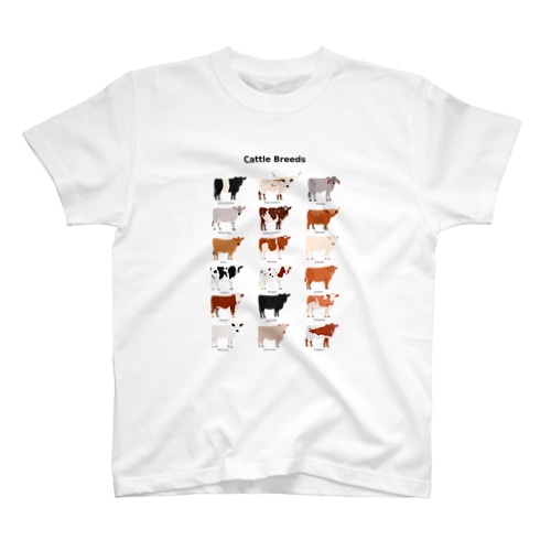 牛の種類一覧 Regular Fit T-Shirt