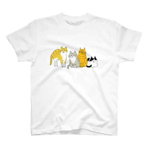 猫はみんなかわいい スタンダードTシャツ