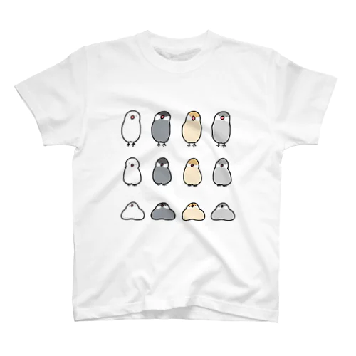 みんなでとろける文鳥 Regular Fit T-Shirt