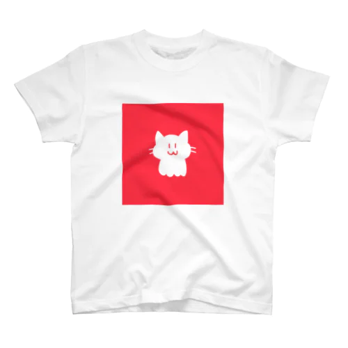 ねこたこ赤 スタンダードTシャツ