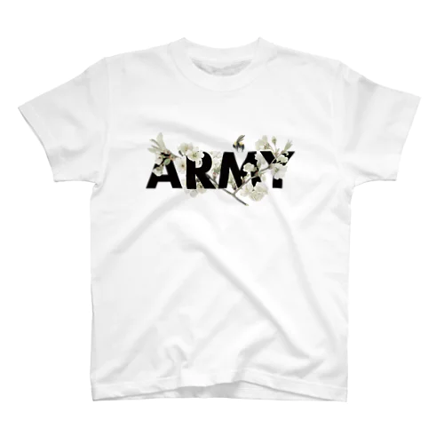 ARMY-PLUM Regular Fit T-Shirt