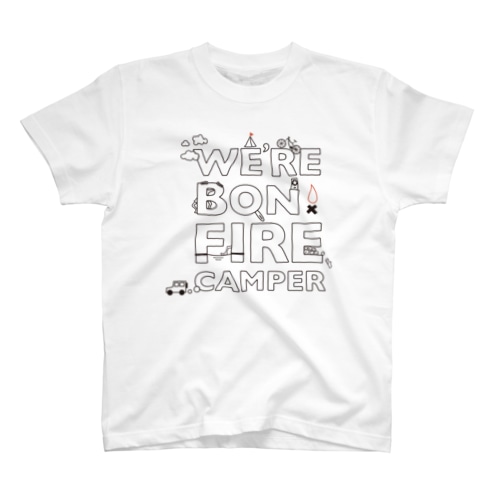 We're Bonfire Camper Regular Fit T-Shirt