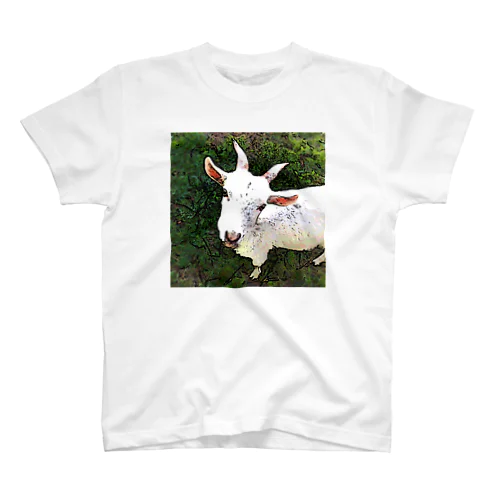 遊ぼ。山羊。 Regular Fit T-Shirt