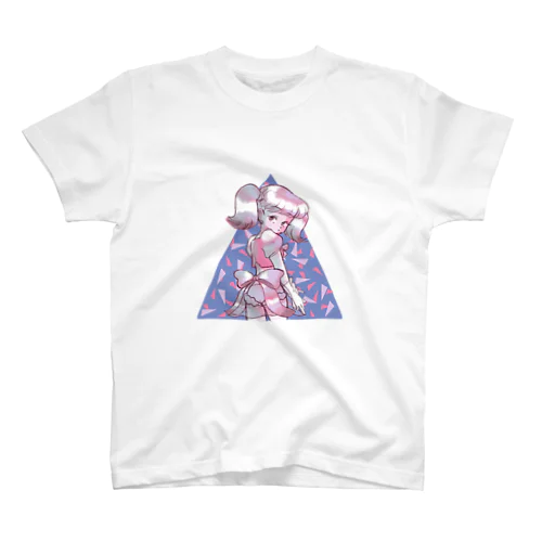 ぴんくの女の子Tシャツ Regular Fit T-Shirt