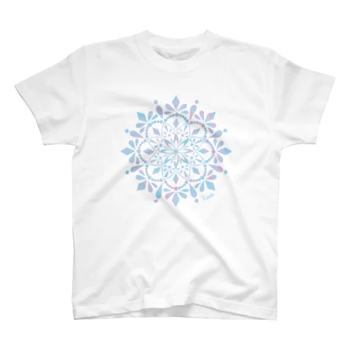 MANDARA-light blue- スタンダードTシャツ