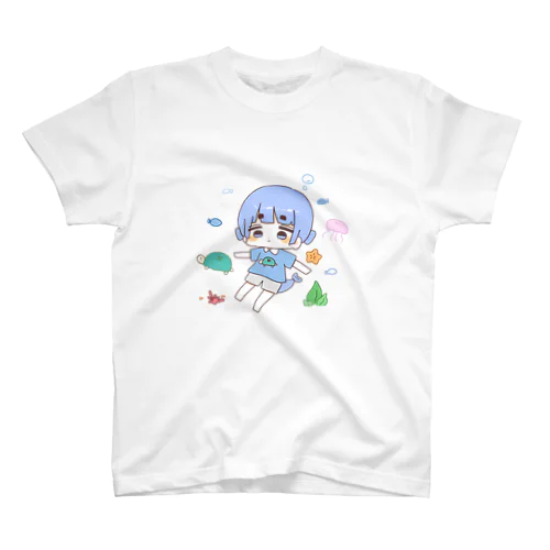 海が好きな女の子 スタンダードTシャツ