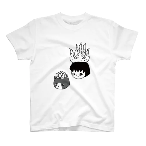 アロエのアッちゃんとエケネコ Regular Fit T-Shirt