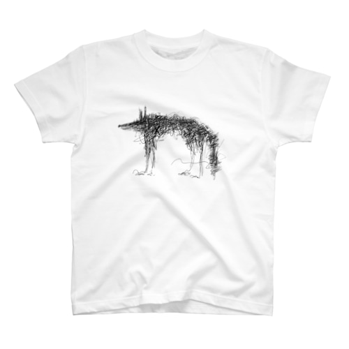 flower wolf Regular Fit T-Shirt