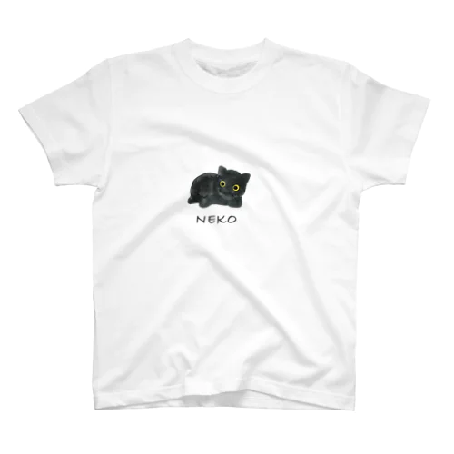 黒猫T Regular Fit T-Shirt