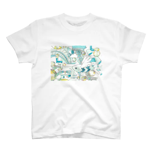 空飛ぶ魚 スタンダードTシャツ