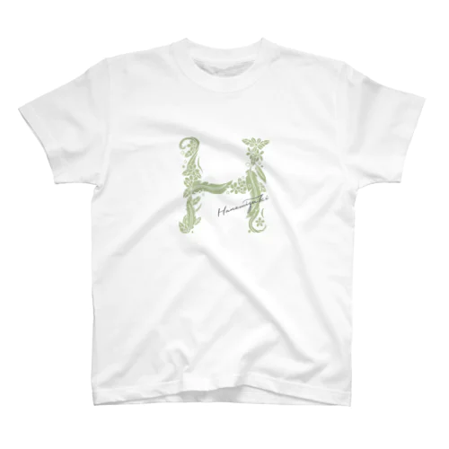 H_ハナミズキフォント Regular Fit T-Shirt