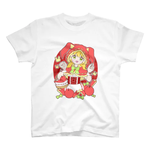 うさぎリンゴ赤ずきんちゃん Regular Fit T-Shirt