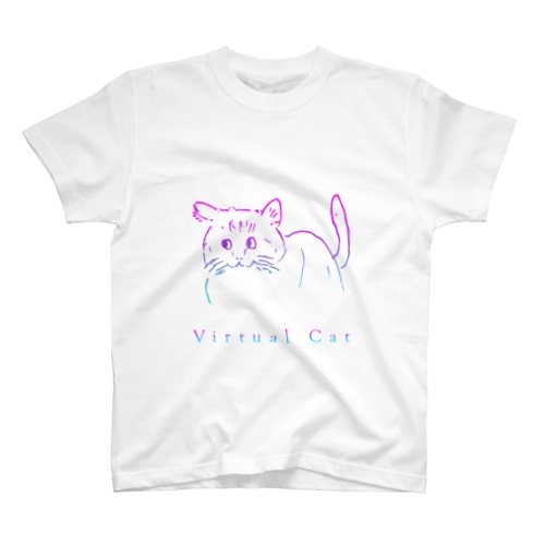 Neon Virtual Cat Regular Fit T-Shirt